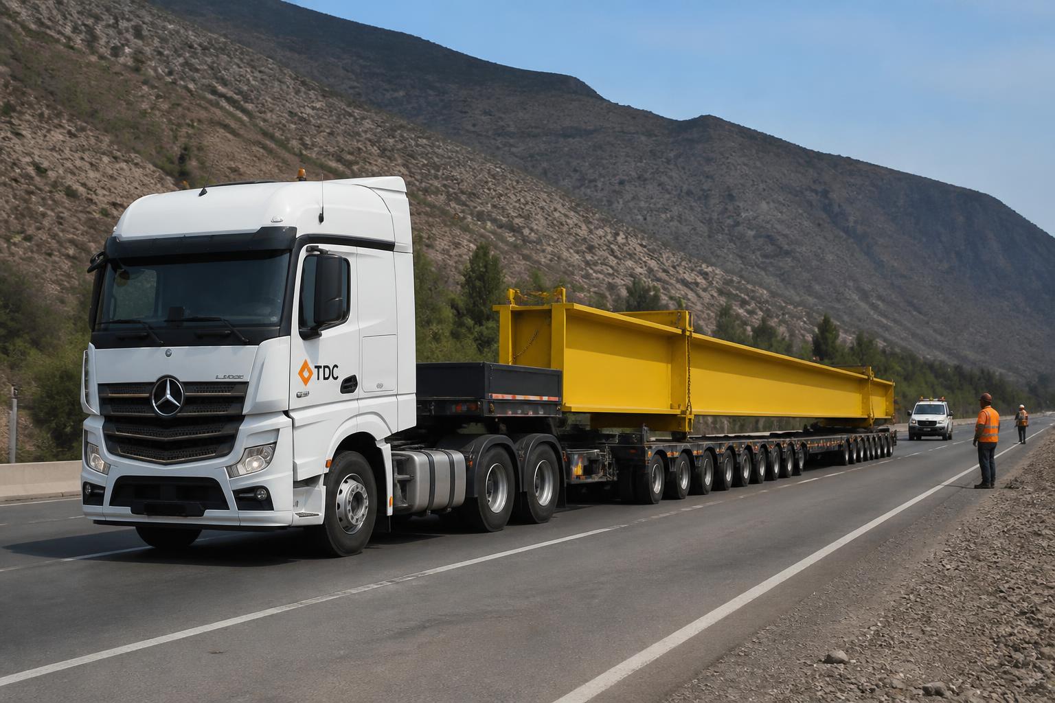Transporte de carga sobredimensionada